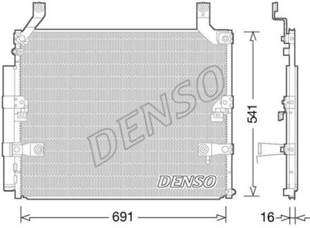 Радиатор кондиционера DENSO DCN50032