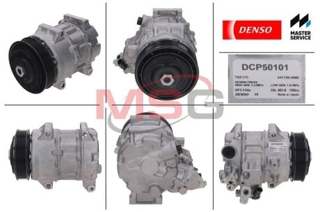 Компрессор кондиционера новый TOYOTA CAMRY (XV50) 12-,CAMRY 11-18; LEXUS ES (XV60) 12-18,ES 12-18 DENSO DCP50101