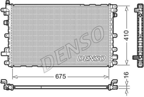 Радіатор охолоджування DENSO DRM20113