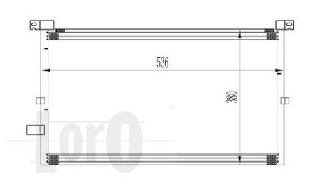 Радиатор кондиционера MONDEO III(00-)1.8 i 16V DEPO 017-016-0012