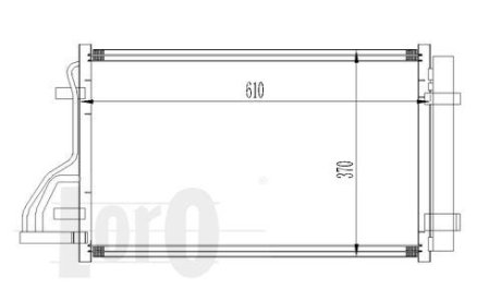 Радиатор кондиционера CEE'D (ED) (07-) 1.4 i 16V DEPO 024-016-0005