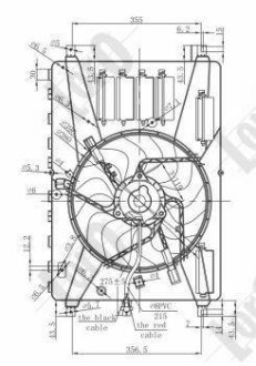 Вентилятор радиатора CORDOBA /IBIZA/FABIA/ROOMSTER 1.2i 12V 99- DEPO 048-014-0001