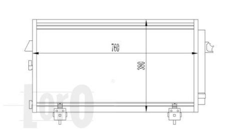 Радиатор кондиционера TOYOTA RAV4 1.6-1/8i 00- DEPO 051-016-0014