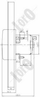 Вентилятор радіатора Galaxy 1.9 TDI 95-06 DEPO 053-014-0018