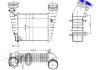 Радіатор інтеркулера PASSAT 1.8 00-05 DEPO 053-018-0001 (фото 1)