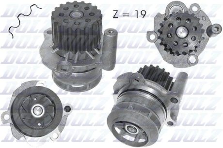 Насос системи охолодження DOLZ A251