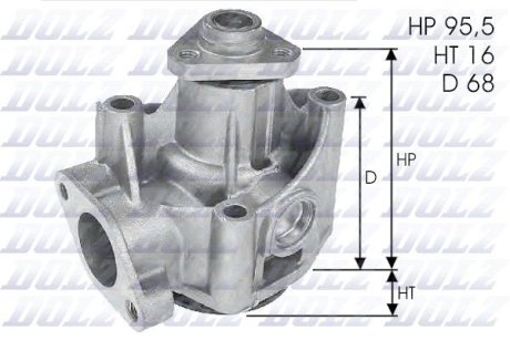 Помпа водяна DOLZ L135