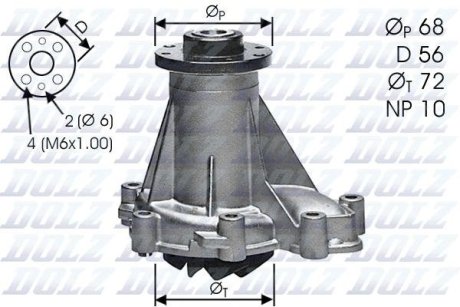 Помпа водяна DOLZ M276