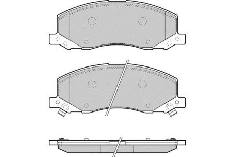 К-кт тормозов. колодок перед,(18") Opel Insignia 08- E.T.F 12-1378