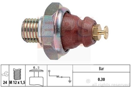 Датчик давления масла Bmw 3 (E30)/5 (E28) EPS 1.800.052