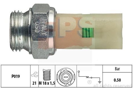 Датчик тиску масла R 1,7/1,9D/TD EPS 1.800.075
