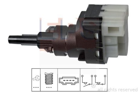 Переключатель сигнала тормозов VW Golf IV, VW T4,T5, AUDI A4, A6, Seat Cordoba 99-, Skoda Octavia 99- EPS 1.810.229