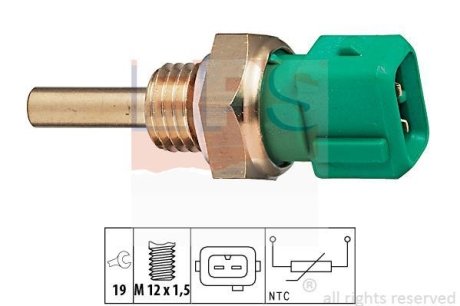 Датчик температуры ох.жидкости Mazda 323/626 1,3-1,8 85-94 EPS 1.830.211