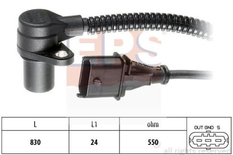 Датчик положення к/вала Opel Omega B 2.2 99-03 EPS 1.953.266