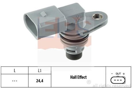 Датчик положения р/вала Audi A2, A3 VW Golf V/Plus, Jetta III 1.4TSI, 1.6FSI 02- EPS 1.953.368