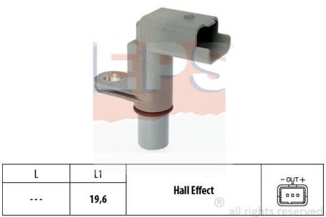 CITROEN датчик обертів двигуна C5,Peugeot 406,407,607 EPS 1.953.400