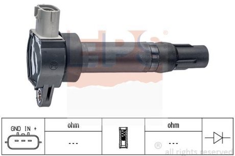 Катушка зажигания Citroen C4 Aircross 1.6 12- /Mitsubishi Lancer VIII 1.5/1.6 08-/Peugeot 4008 1.6 12- EPS 1.970.505