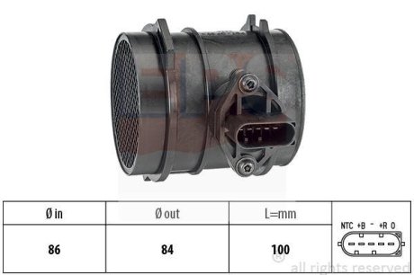 Расходомер воздуха DB M113 W210/211/251/220 EPS 1.991.076