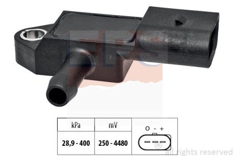 Датчик давления выпускных газов VAG 1.6TDi/2.0TDi 13- EPS 1.993.327