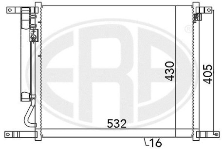 Радіатор ERA 667128