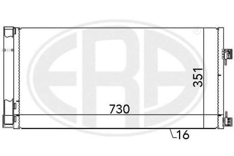 Радиатор кондиционера ERA 667133