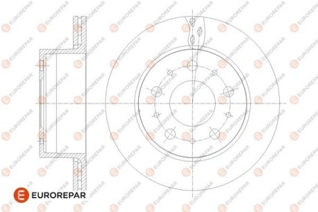 ДИСК ГАЛЬМIВНИЙ ЗАДНIЙ Jumper3-Boxer3 DIAM 300 EP 22 05,12,2013- EUROREPAR 1676014480