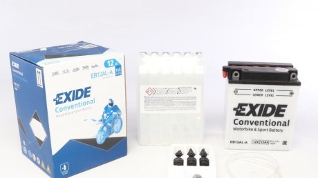 Стартерная батарея (аккумулятор) EXIDE EB12AL-A