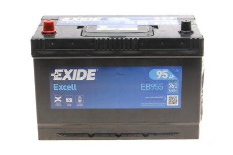 АКБ 6СТ-95 L+ (пт760) (необслуж) Asia EXCELL EXIDE EB955