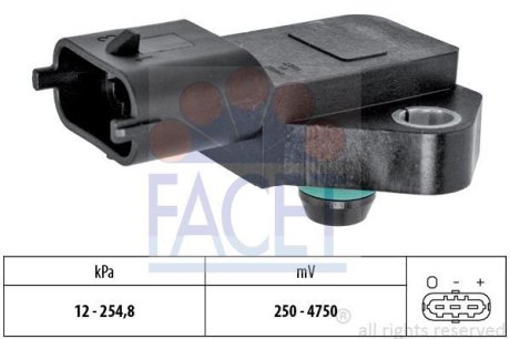 Датчик давления воздуха FACET 10.3022