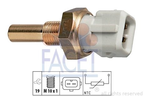 Датчик температуры охлаждающей жидкости FACET 7.3171