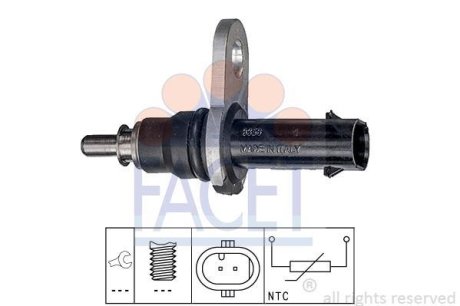 Датчик температуры охлаждающей жидкости FACET 7.3356
