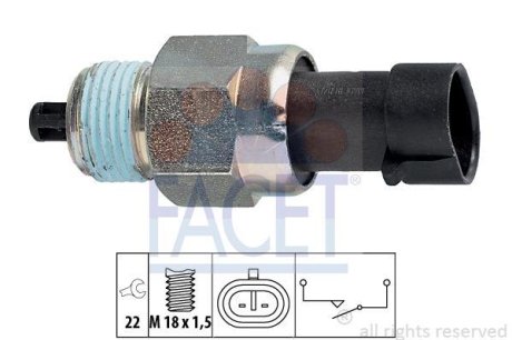 Датчик включения заднего хода FACET 7.6142