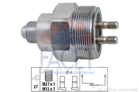 Датчик заднього ходу Sprinter 96-/Vito 03- FACET 7.6324