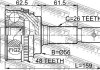 Шрус зовнішній 25x56x26 FEBEST 0110-005A48 (фото 2)