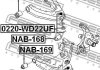 Опора кульова переднього нижнього важеля FEBEST 0220-WD22LF (фото 2)