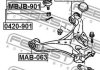 Важіль передньої підвіски верхній (лівий) FEBEST 0424-V97FL (фото 2)