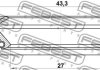 Сальник приводу 29x43x8 FEBEST 95GAY-29430808X (фото 2)