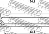 САЛЬНИК ПРИВОДУ 33.1X54.2X7.9X11.3 HONDA, ACURA (вир-во) FEBEST 95HAY-35540811R (фото 2)