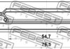 Сальник маточинний передній (56x76x4.5x12.2) FEBEST 95PDS-56760412X (фото 2)