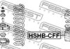 Пильовик переднього амортизатора FEBEST HSHB-CFF (фото 2)