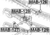 Сайлентблок задньої нижньої поздовжньої тяги FEBEST MAB-129 (фото 2)