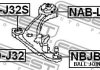 Сайлентблок задній переднього важеля (гідравлічний) FEBEST NAB-L32B (фото 2)