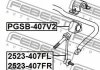 Втулка переднього стабілізатора (d24,5) FEBEST PGSB-407V2 (фото 2)