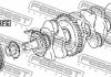 Шків коленвала 2arfe FEBEST TDS2ARFE (фото 2)