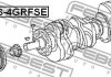 ШКІВ КОЛЕНВАЛА 4GRFSE FEBEST TDS-4GRFSE (фото 2)