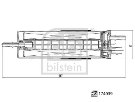 Фильтр топливный Volvo S90/V60/V90/XC60/XC90 2.0 14- FEBI BILSTEIN 174039