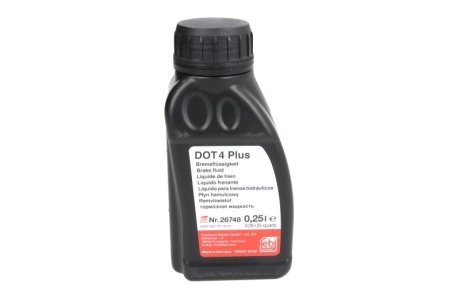 Рідина гальмівна DOT4 Plus (250ml) FEBI BILSTEIN 26748