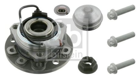 FEBI OPEL підшипник передній маточини (5отв.) з датчиком ABS Astra H 04- FEBI BILSTEIN 27386