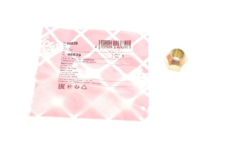 Гайка колісна Mazda/Mitsubishi/Toyota (M12x1.5) FEBI BILSTEIN 46639