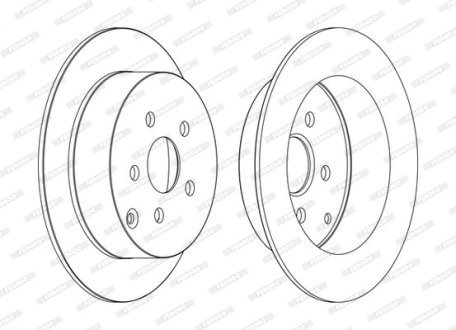 Диск тормозной FERODO DDF1485C